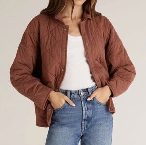 Z Supply Quilted Rust Jacket